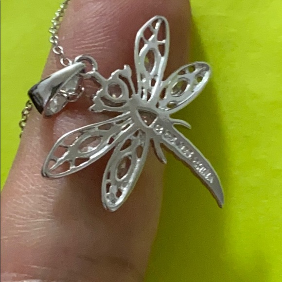 🖤NEW💕Dragonfly silver necklace - Picture 6 of 6